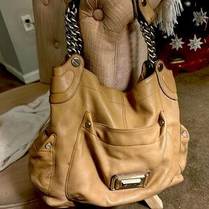 Beautiful large BMakowsky Bag has a little hiccup on the bottom